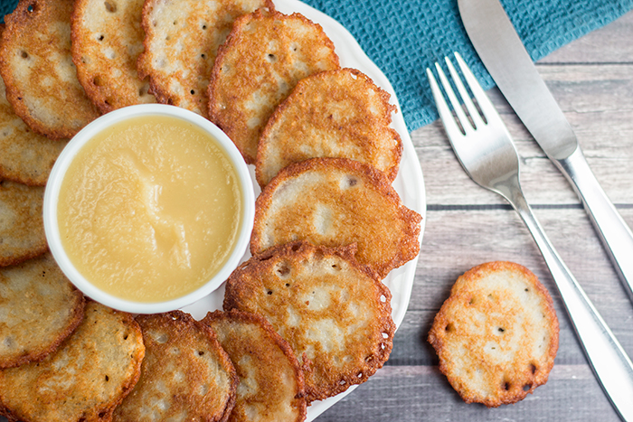 Potato Pancakes (Kartoffelpuffer) by the Kitchen Maus